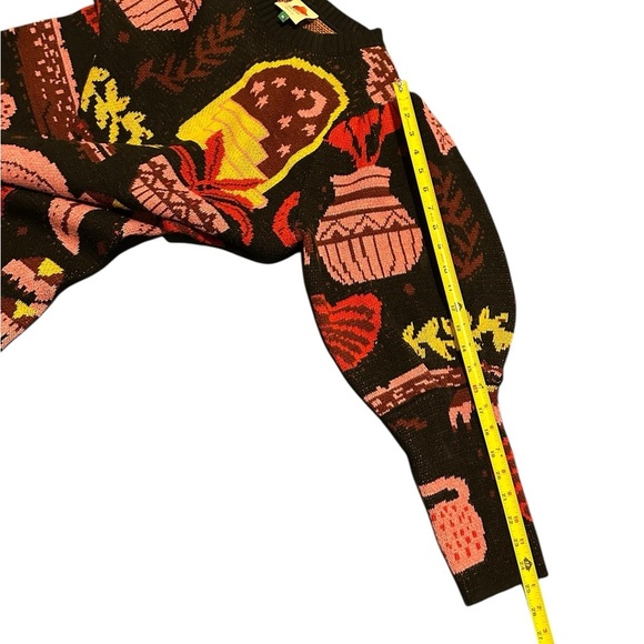 FARM Rio Multicolor Patterned Sweater Cardigan - Picture 8 of 15